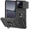 Чехол ударопрочный Serge Ring Camshield Xiaomi 13 (Черный)