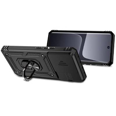 Чехол ударопрочный Serge Ring Camshield Xiaomi 13 (Черный) Чехол ударопрочный Serge Ring Camshield Xiaomi 13 (Черный)