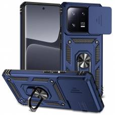 Чехол ударопрочный Serge Ring Camshield Xiaomi 13 (Синий) Чехол ударопрочный Serge Ring Camshield Xiaomi 13 (Синий)
