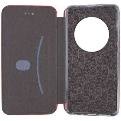 Чехол книжка кожаный Xiaomi Poco C75 (Красный) Чехол книжка кожаный Xiaomi Poco C75 (Красный)
