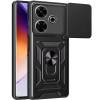 Чехол ударопрочный Serge Ring Camshield Xiaomi Redmi 15C (Черный)