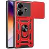 Чехол ударопрочный Serge Ring Camshield Xiaomi Redmi 15C (Красный)