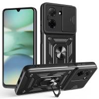 Чохол удароміцний Serge Ring Camshield з магнітним утримувачем Xiaomi Poco C71 (Чорний) Чохол удароміцний Serge Ring Camshield з магнітним утримувачем Xiaomi Poco C71 (Чорний)
