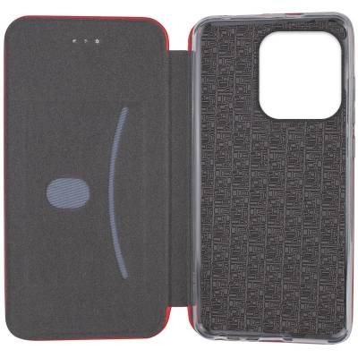 Чехол книжка кожаный Xiaomi Redmi Note 14 4G (Красный) Чехол книжка кожаный Xiaomi Redmi Note 14 4G (Красный)