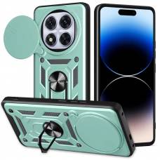 Чехол ударопрочный Serge Ring Camshield Xiaomi Redmi Note 14 Pro 4G (Зеленый)