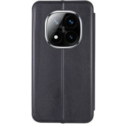 Чехол книжка кожаный Xiaomi Redmi Note 14 Pro Plus (Черный) Чехол книжка кожаный Xiaomi Redmi Note 14 Pro Plus (Черный)