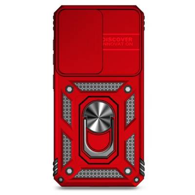 Чехол ударопрочный Serge Ring Camshield Samsung Galaxy S25 (Красный) Чехол ударопрочный Serge Ring Camshield Samsung Galaxy S25 (Красный)