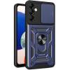 Чехол ударопрочный Serge Ring Camshield Samsung Galaxy A54 (Синий)