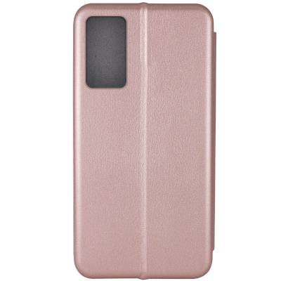 Чехол книжка кожаный Samsung Galaxy A55 (Розовое золото) Чехол книжка кожаный Samsung Galaxy A55 (Розовое золото)