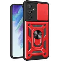 Чехол ударопрочный Serge Ring Camshield Samsung Galaxy A55 (Красный) Чехол ударопрочный Serge Ring Camshield Samsung Galaxy A55 (Красный)