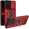 Чехол ударопрочный Serge Ring Camshield Xiaomi 13T (Красный)