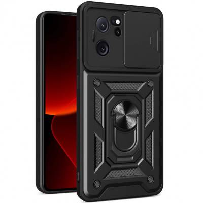 Чохол удароміцний Serge Ring Camshield з магнітним утримувачем Xiaomi 13T (Чорний)