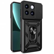 Чехол ударопрочный Serge Ring Camshield Xiaomi 14 (Черный)