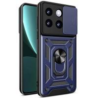 Чехол ударопрочный Serge Ring Camshield Xiaomi 14 (Синий) Чехол ударопрочный Serge Ring Camshield Xiaomi 14 (Синий)