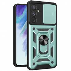 Чехол ударопрочный Serge Ring Camshield Samsung Galaxy S23 FE (Зеленый)