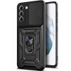 Чехол ударопрочный Serge Ring Camshield Samsung Galaxy S24 (Черный)