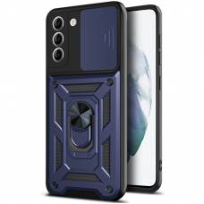 Чохол удароміцний Serge Ring Camshield з магнітним утримувачем Samsung Galaxy S24 (Синій)