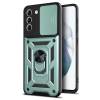 Чехол ударопрочный Serge Ring Camshield Samsung Galaxy S24 (Зеленый)