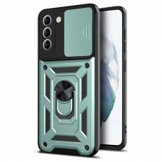 Чехол ударопрочный Serge Ring Camshield Samsung Galaxy S24 (Зеленый) Чехол ударопрочный Serge Ring Camshield Samsung Galaxy S24 (Зеленый)