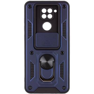 Чехол ударопрочный Serge Ring Camshield Xiaomi Redmi Note 9 (Синий) Чехол ударопрочный Serge Ring Camshield Xiaomi Redmi Note 9 (Синий)