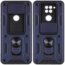 Чехол ударопрочный Serge Ring Camshield Xiaomi Redmi Note 9 (Синий) Чехол ударопрочный Serge Ring Camshield Xiaomi Redmi Note 9 (Синий)
