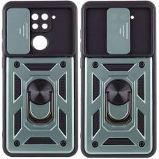 Чехол ударопрочный Serge Ring Camshield Xiaomi Redmi Note 9 (Зеленый) Чехол ударопрочный Serge Ring Camshield Xiaomi Redmi Note 9 (Зеленый)