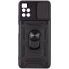 Чехол ударопрочный Serge Ring Camshield Xiaomi Poco M4 Pro 5G (Черный) Чехол ударопрочный Serge Ring Camshield Xiaomi Poco M4 Pro 5G (Черный)
