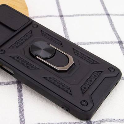 Чехол ударопрочный Serge Ring Camshield Xiaomi Poco M4 Pro 5G (Черный) Чехол ударопрочный Serge Ring Camshield Xiaomi Poco M4 Pro 5G (Черный)