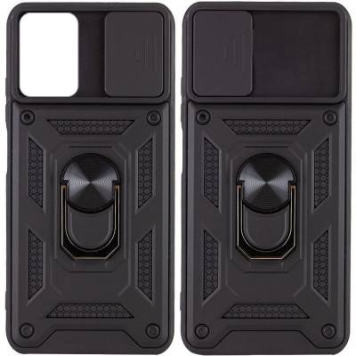 Чехол ударопрочный Serge Ring Camshield Xiaomi Redmi 10 (Черный)