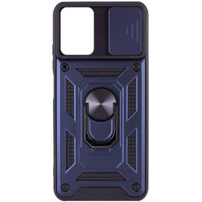 Чехол ударопрочный Serge Ring Camshield Xiaomi Redmi 10 (Синий) Чехол ударопрочный Serge Ring Camshield Xiaomi Redmi 10 (Синий)