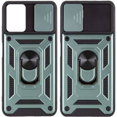Чехол ударопрочный Serge Ring Camshield Xiaomi Redmi 10 (Зеленый)