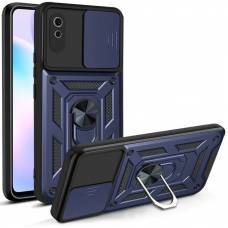 Чехол ударопрочный Serge Ring Camshield Xiaomi Redmi 9A (Синий) Чехол ударопрочный Serge Ring Camshield Xiaomi Redmi 9A (Синий)