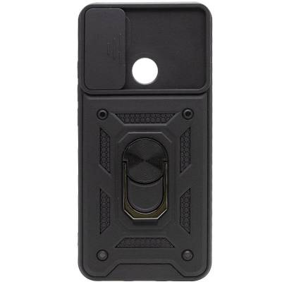 Чехол ударопрочный Serge Ring Camshield Xiaomi Redmi 9C (Черный) Чехол ударопрочный Serge Ring Camshield Xiaomi Redmi 9C (Черный)
