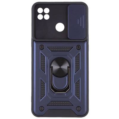 Чехол ударопрочный Serge Ring Camshield Xiaomi Redmi 9C (Синий) Чехол ударопрочный Serge Ring Camshield Xiaomi Redmi 9C (Синий)