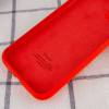 Чехол Silicone case Full Camera Apple iPhone 14 Red (Красный)