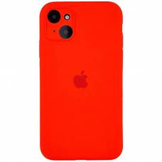 Чохол Silicone case Full Camera Apple iPhone 14 Red (Червоний)