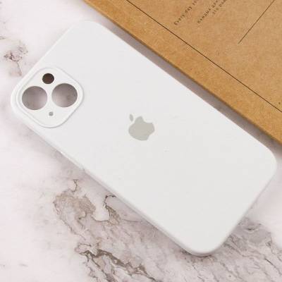 Чохол Silicone case Full Camera Apple iPhone 14 Pro Max White (Білий)