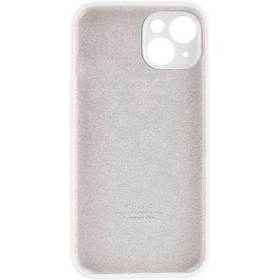 Чохол Silicone case Full Camera Apple iPhone 14 Pro Max White (Білий)