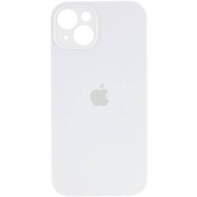 Чехол Silicone case Full Camera Apple iPhone 14 White (Белый)