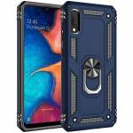 Чохол ударостійкий Serge Ring Samsung Galaxy A02 (Синій)