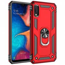 Чохол ударостійкий Serge Ring Samsung Galaxy A02 (Червоний) Чохол ударостійкий Serge Ring Samsung Galaxy A02 (Червоний)