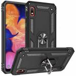 Чехол ударопрочный Serge Ring Samsung Galaxy A10 (Черный)