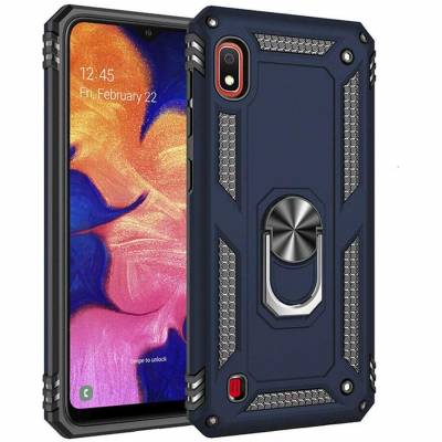 Чехол ударопрочный Serge Ring Samsung Galaxy A10 (Синий) Чехол ударопрочный Serge Ring Samsung Galaxy A10 (Синий)