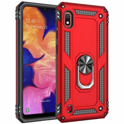 Чехол ударопрочный Serge Ring Samsung Galaxy A10 (Красный) Чехол ударопрочный Serge Ring Samsung Galaxy A10 (Красный)