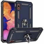 Чехол ударопрочный Serge Ring Samsung Galaxy A10 (Синий)