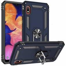 Чехол ударопрочный Serge Ring Samsung Galaxy A10 (Синий) Чехол ударопрочный Serge Ring Samsung Galaxy A10 (Синий)