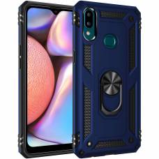 Чехол ударопрочный Serge Ring Samsung Galaxy A10S (Синий) Чехол ударопрочный Serge Ring Samsung Galaxy A10S (Синий)
