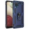 Чехол ударопрочный Serge Ring Samsung Galaxy A12 (Синий) Чехол ударопрочный Serge Ring Samsung Galaxy A12 (Синий)