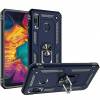 Чехол ударопрочный Serge Ring Samsung Galaxy A20 (Синий)
