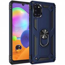 Чехол ударопрочный Serge Ring Samsung Galaxy A31 (Синий) Чехол ударопрочный Serge Ring Samsung Galaxy A31 (Синий)